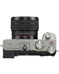 Aparat foto Mirrorless Sony - Alpha 7C, FE 28-60mm, Silver - 2t