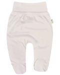 Pantaloni cu botoşei Bio Baby - Bumbac organic, 74 cm, 6-9 luni - 1t