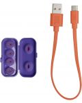 Căști wireless JBL - Tune Flex Ghost Edition, TWS, ANC, Purple Ghost - 3t