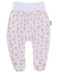 Pantaloni cu botoşei cu imprimeu maro Bio Baby - 86 cm, 12-18 luni - 1t