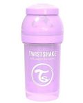 Sticla pentru copii impotriva colicilor Twistshake Anti-Colic Pastel - Violet, 180 ml - 2t