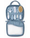 Set de igienă pentru bebeluși Nuvita cu accesorii - albastru pudră - 2t