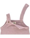 Salopeta pentru bebeluși Lassig - Cozy Knit Wear, 74-80 cm, 7-12 luni, roz - 3t