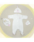 Copleu pentru bebelusi For Babies - Iepuras, 4 piese, 0-1 luni - 1t