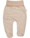 Pantaloni cu botoşei Bio Baby - dungi, 86 cm, 12-18 luni - 1t