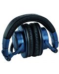 Căști wireless Audio-Technica - ATH-M50xBT2DS, neagră/albastră - 5t