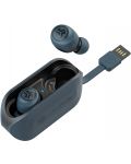 Casti wireless cu microfon JLab - GO Air, TWS, albastre/negre - 2t
