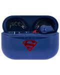 Casti wireless OTL Technologies - Superman, TWS, albastre - 4t