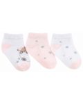 Ciorapi de vara pentru bebelusi KikkaBoo - Dream Big, 2-3 ani, 3 buc, Pink - 2t