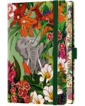 Бележник Castelli Eden - Elephant, 9 x 14 cm, linii - 2t
