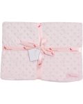 Pătură pentru copii Interbaby - Coral Fleece, roz, 80 x 110 cm - 1t