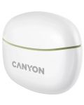 Casti wireless Canyon - TWS5, albe/verde - 4t