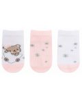 Ciorapi de vara pentru bebelusi KikkaBoo - Dream Big, 6-12 luni, 3 buc, Pink - 3t