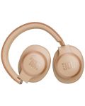 Căști wireless JBL - Live 770NC, ANC, Sand - 7t