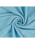 Pătură moale pentru bebeluși din lana merinos Shushulka - 80 х 100 cm, albastră - 2t