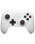 Controller wireless 8BitDo - Ultimate 2.4G, Hall Effect Edition, alb (PC) - 5t