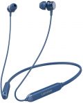 Casti wireless cu microfon Lenovo - HE15, albastre - 1t
