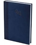 Spree Notebook - Cu copertă termică, 168 de foi, albastru închis, 2024 - 1t
