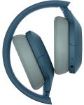 Casti wireless cu microfon Sony - WH-H910N, albastre - 6t
