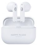 Căști wireless Happy Plugs - Hope, TWS, albe - 1t