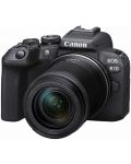 Cameră fără oglindă Canon - EOS R10, RF-S 18-150, IS STM, Black	 - 1t