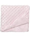 Pătură pentru copii Interbaby - Coral Fleece, roz, 80 x 110 cm - 2t
