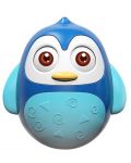 Zornăitoare pentru bebeluși Happy World - Roly Poly, Penguin 2, albastru - 1t