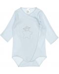 Body cu mânecă lungă pentru bebeluși Sofija - Oscar, 62 cm, albastru - 1t
