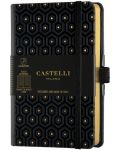 Бележник Castelli Copper & Gold - Honey Gold, 9 x 14 cm, linii - 1t