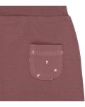 Pantaloni pentru copii Lassig - 50-56 cm, 0-2 luni, roșu închis - 3t