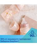 Biberon pentru copii Canpol babies - Easy Start, Gold, 120 ml, roz - 5t