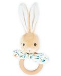 Mini jucărie pentru dentiție pentru bebeluși Kaloo - Iepurașul Justin - 1t