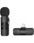 Sistem de microfon fără fir Boya - BY-V1 Lightning, negru - 1t