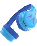 Casti wireless cu microfon Motorola - Squads 300, albastre - 3t