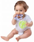 Zornăitoare pentru bebeluși Playgro - Frunză și floare - 4t