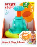 Jucărie pentru bebeluși Bright Starts Press N Glow - Titirez - 3t