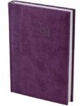 Spree Notebook - Cu copertă termică, 168 de foi, violet, 2024 - 1t