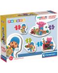 Clementoni Baby Puzzle 4 în 1 - My First Pocoyo Puzzles - 1t