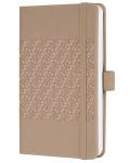 Carnețel cu coperta tare Sigel Jolie Format A6 - Desert Brown, căptușite pagini - 2t