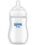 Sticlă pentru bebeluș Wee Baby - Natural, 250 ml - 1t