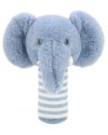 Zrănitoare Keel Toys Keeleco - Elefant, stick, 14 cm - 1t