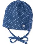 Pălărie pentru bebeluși cu protecție UV 30+ Sterntaler - stele, 39 cm, 3-4 luni, albastru - 1t