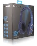 Casti wireless cu microfon  NGS - Artica Pride, albastre - 4t