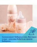 Biberon pentru copii Canpol babies - Easy Start, Gold, 120 ml, roz - 6t