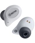 Căști wireless Boya - BY-AP1-W, TWS, albă - 5t