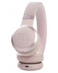 Căști fără fir cu microfon JBL - Live 460NC, ANC, roz - 2t