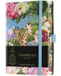 Бележник Castelli Eden - Giraffe, 9 x 14 cm, linii - 1t
