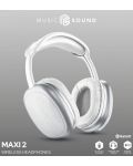 Căști wireless cu microfon Cellularline - MS Maxi 2, alb - 3t