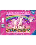 Блестящ пъзел Ravensburger din  100 XXL piese - Un cal de vis - 1t