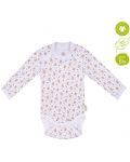 Body Bio Baby - bumbac organic, 62 cm, 3-4 luni, alb-bej - 2t